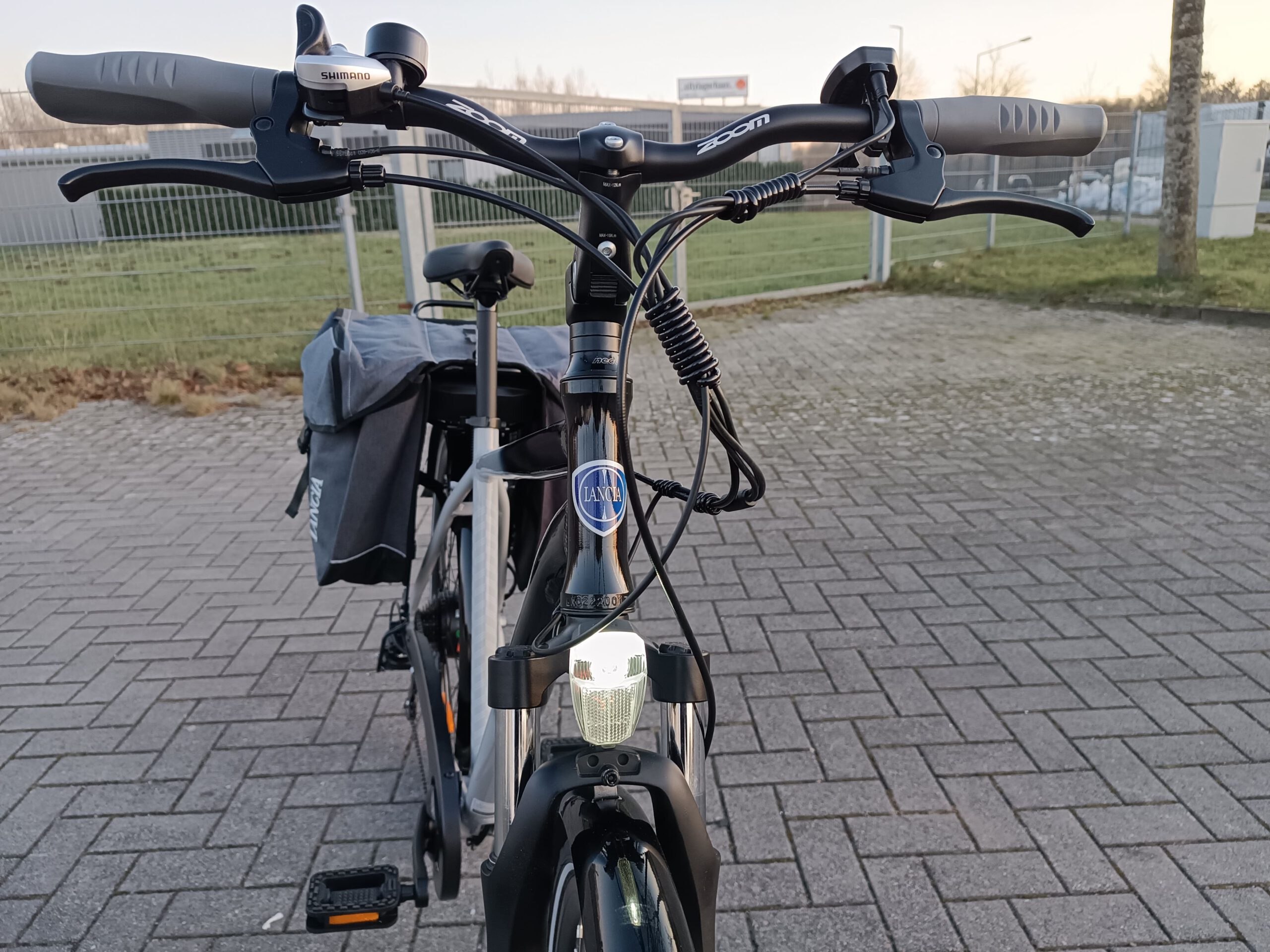 Lancia E-Bike Ansicht im Test von Vorne