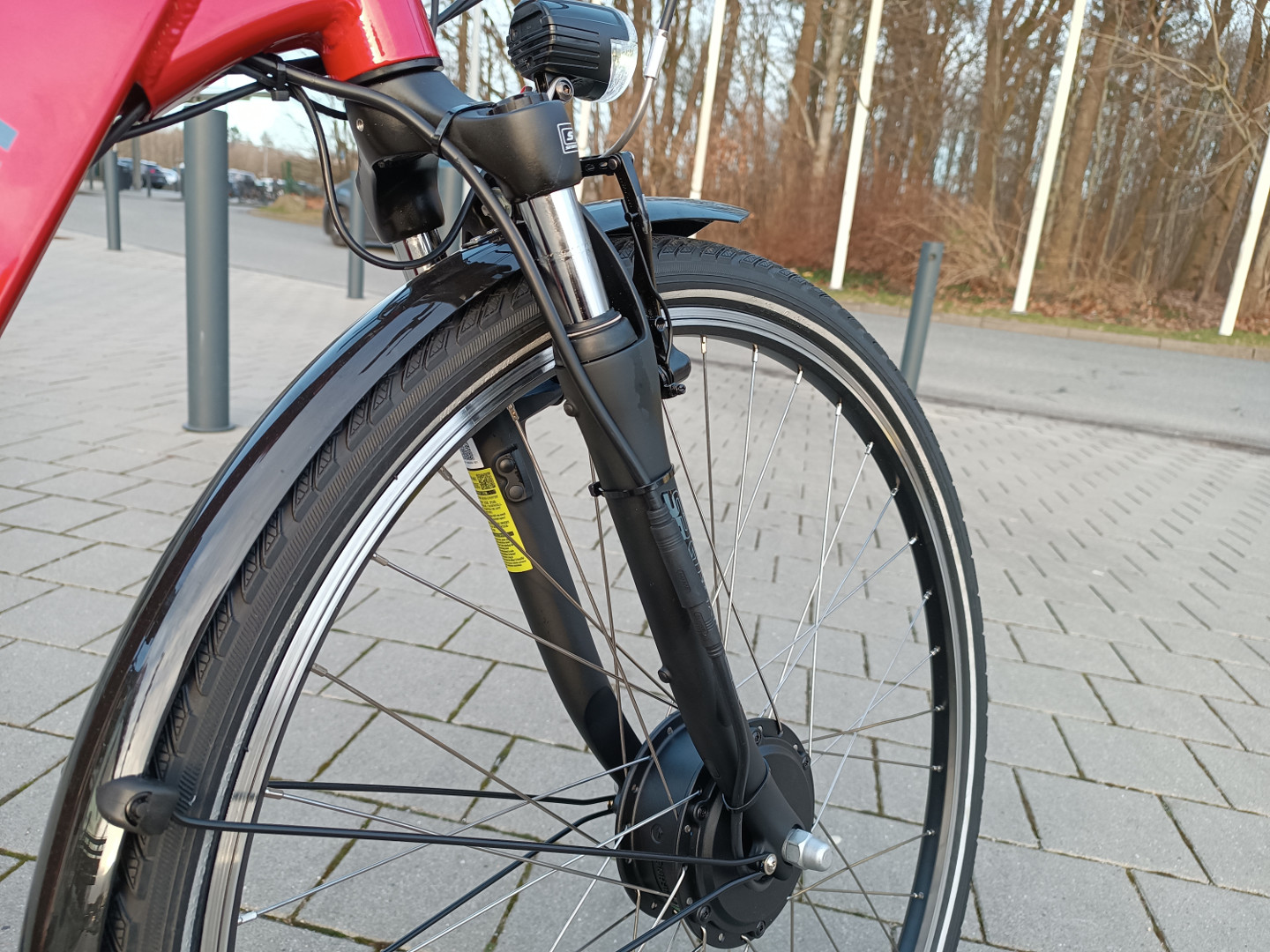 Suntour Federgabel im Fischer E-Bike Test