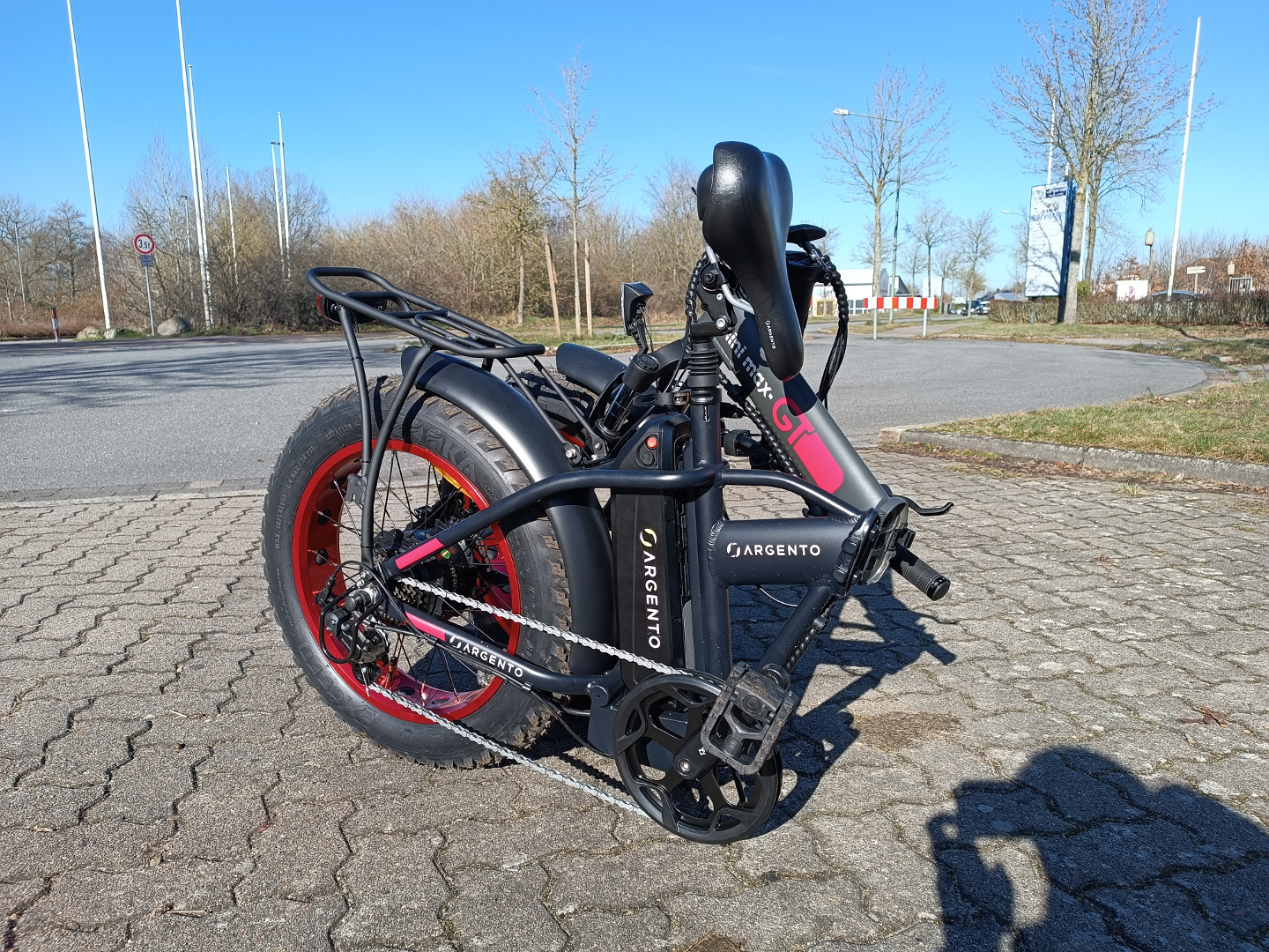 Argento E-Bike im E-Bike Test zusammengeklappt