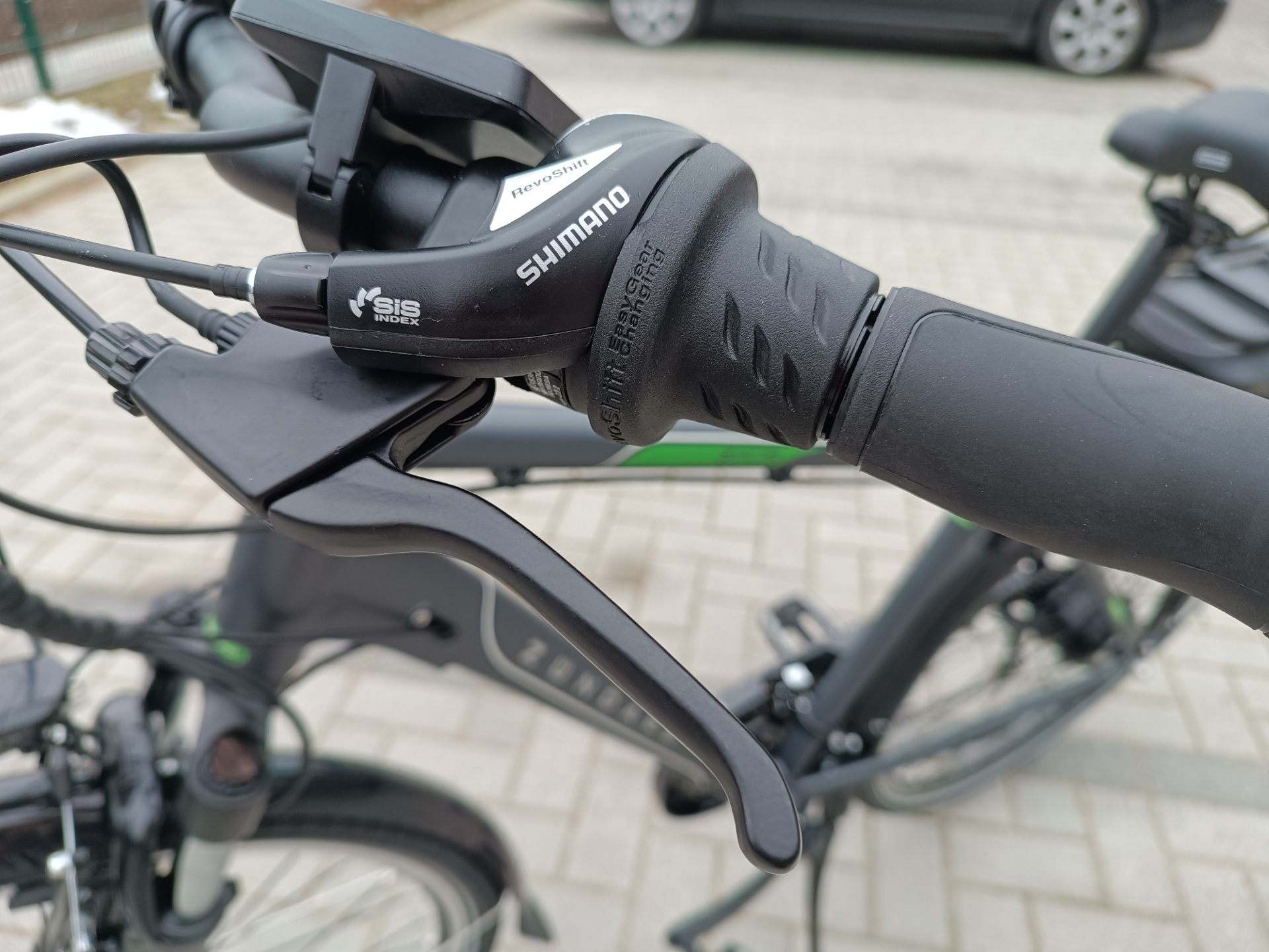 Die Schaltung beim Zündapp E-Bike