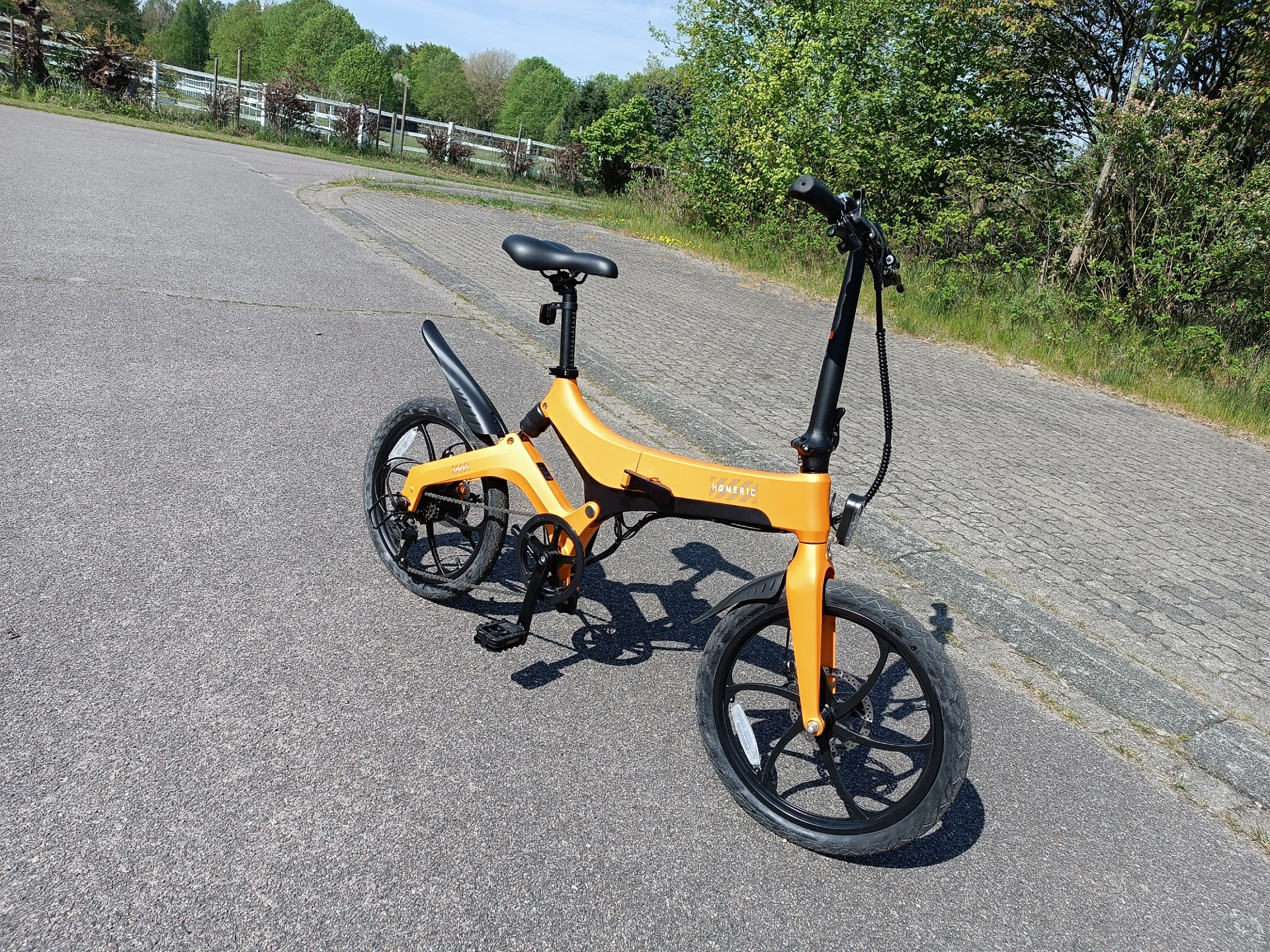 Der erste Blick auf das Yonos Klapp E-Bike