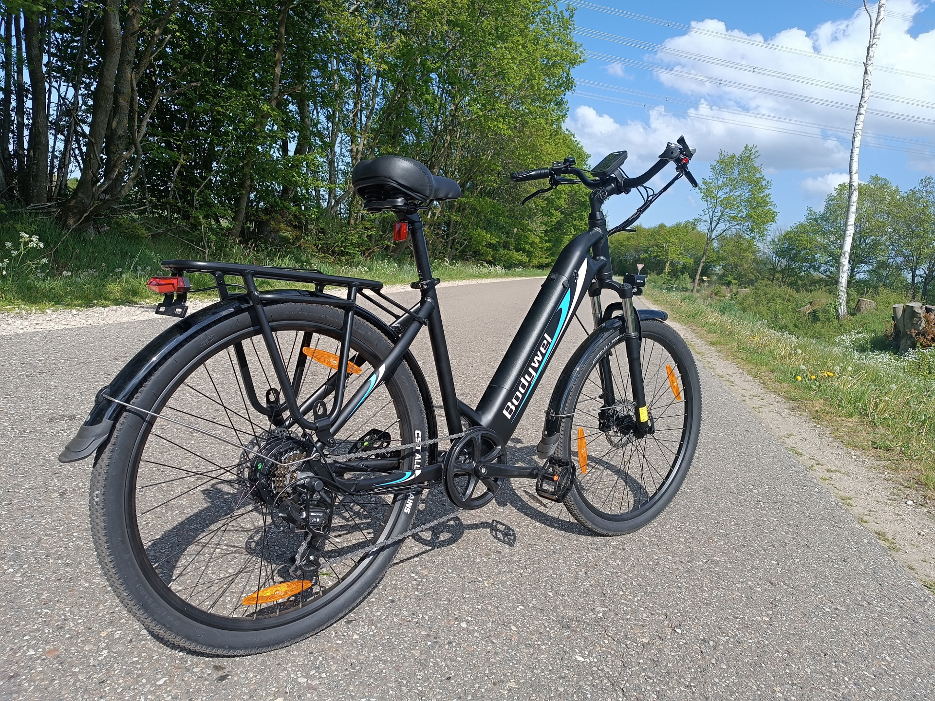 Matte Lackierung des Bodywel E-Bikes