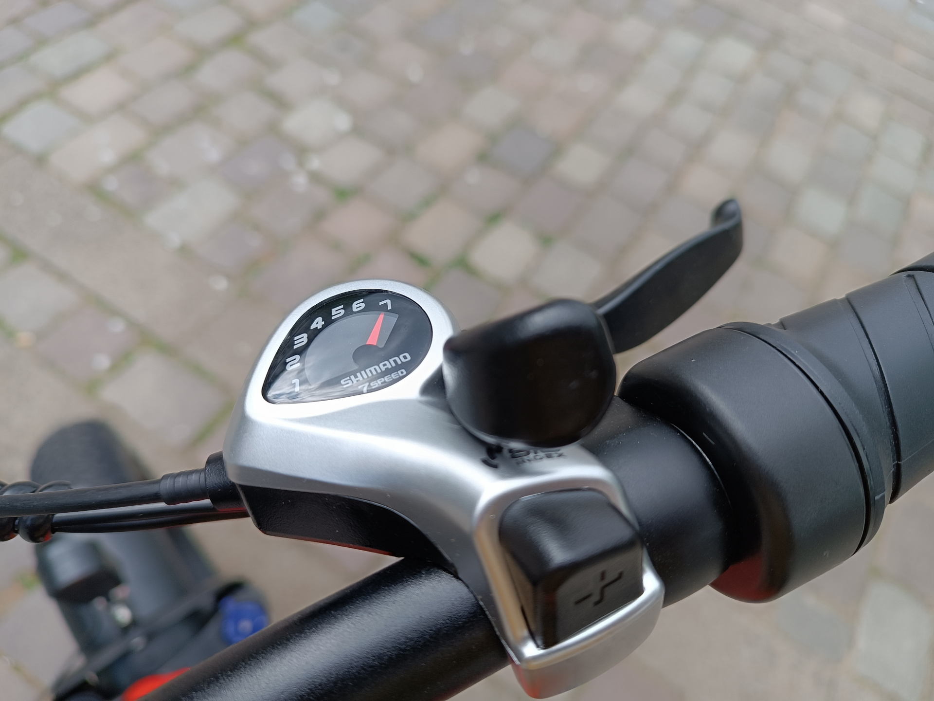 Shimano 7 Gang Schaltung im Engwe E-Bike Test