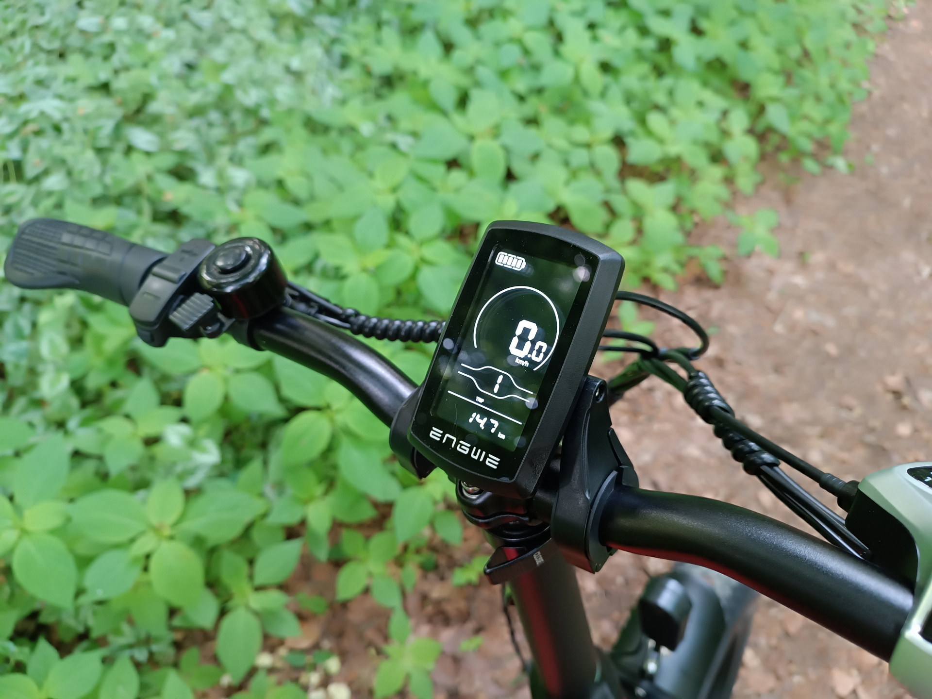 Großes LED-Display im E-Bike Test