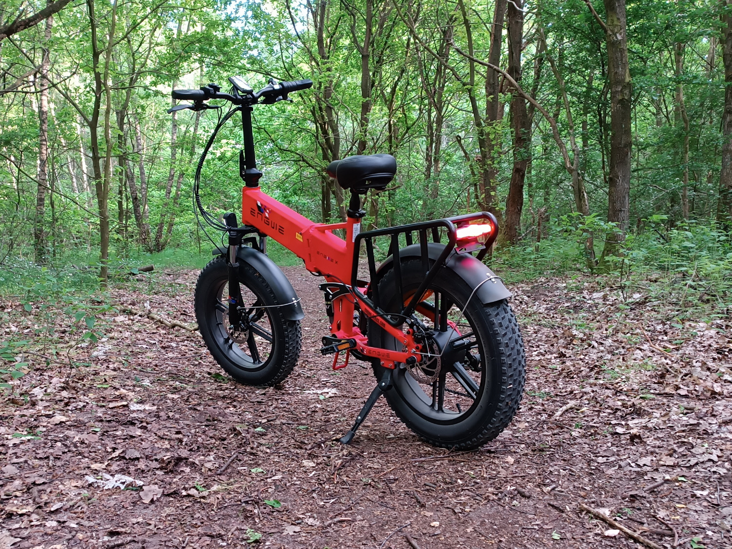 Bremsleuchte im Engwe E-Bike Test