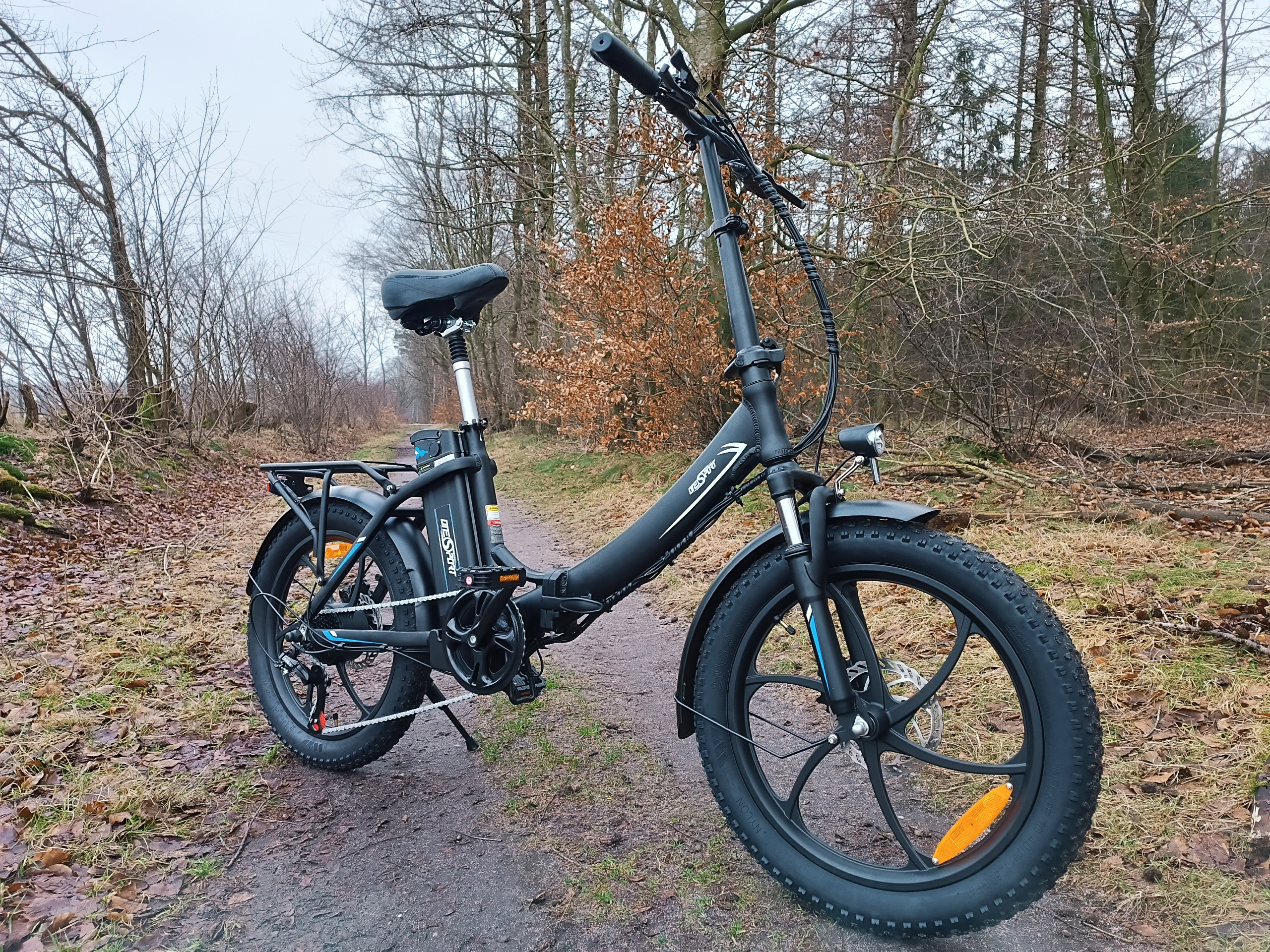 So sieht das Onesport Klapp E-Bike nach dem Aufbau aus | Quelle: ebiketester24.de