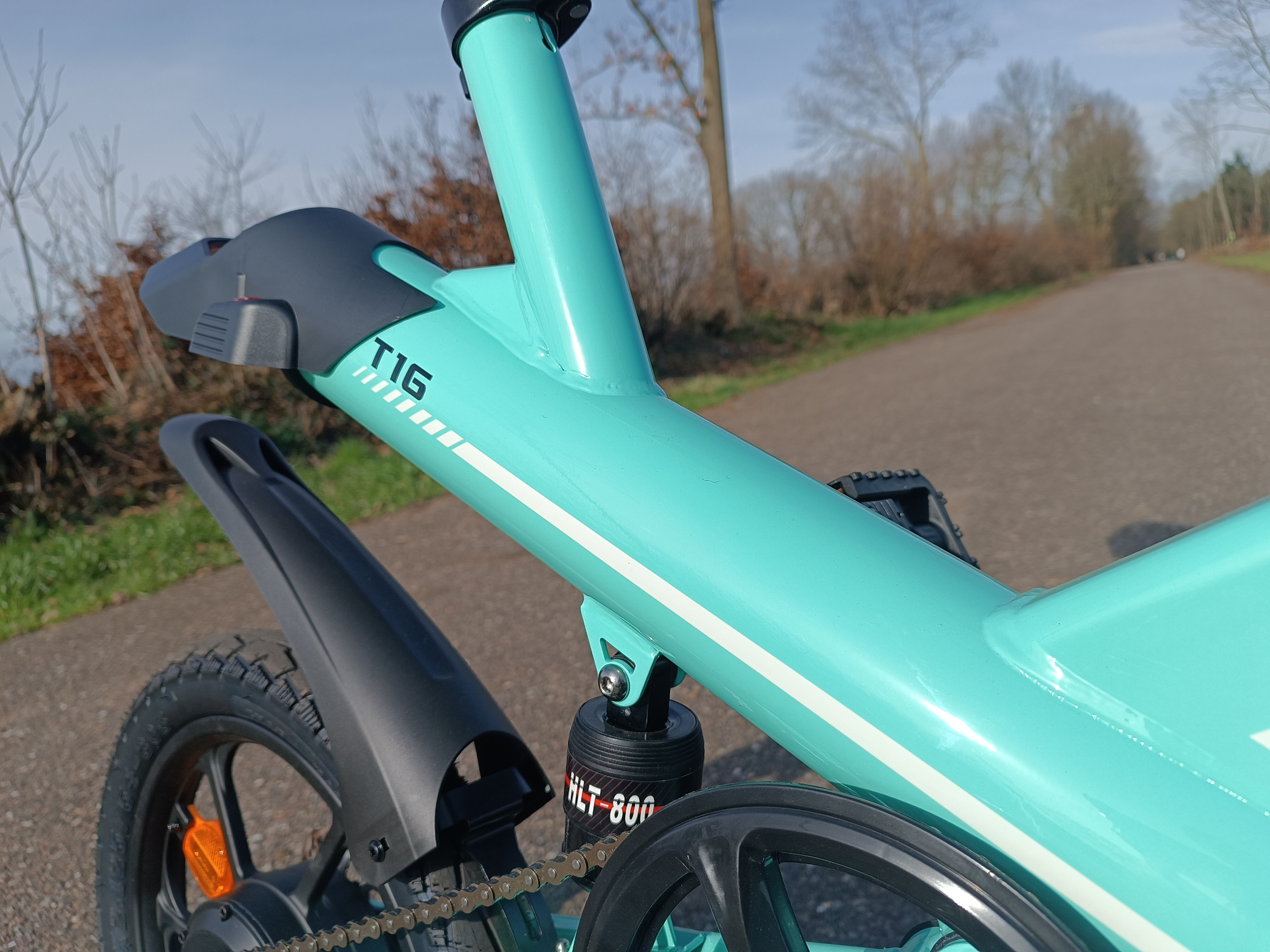 Der Akku kann beim T16 leider nicht entnommen werden | Quelle: ebiketester24.de