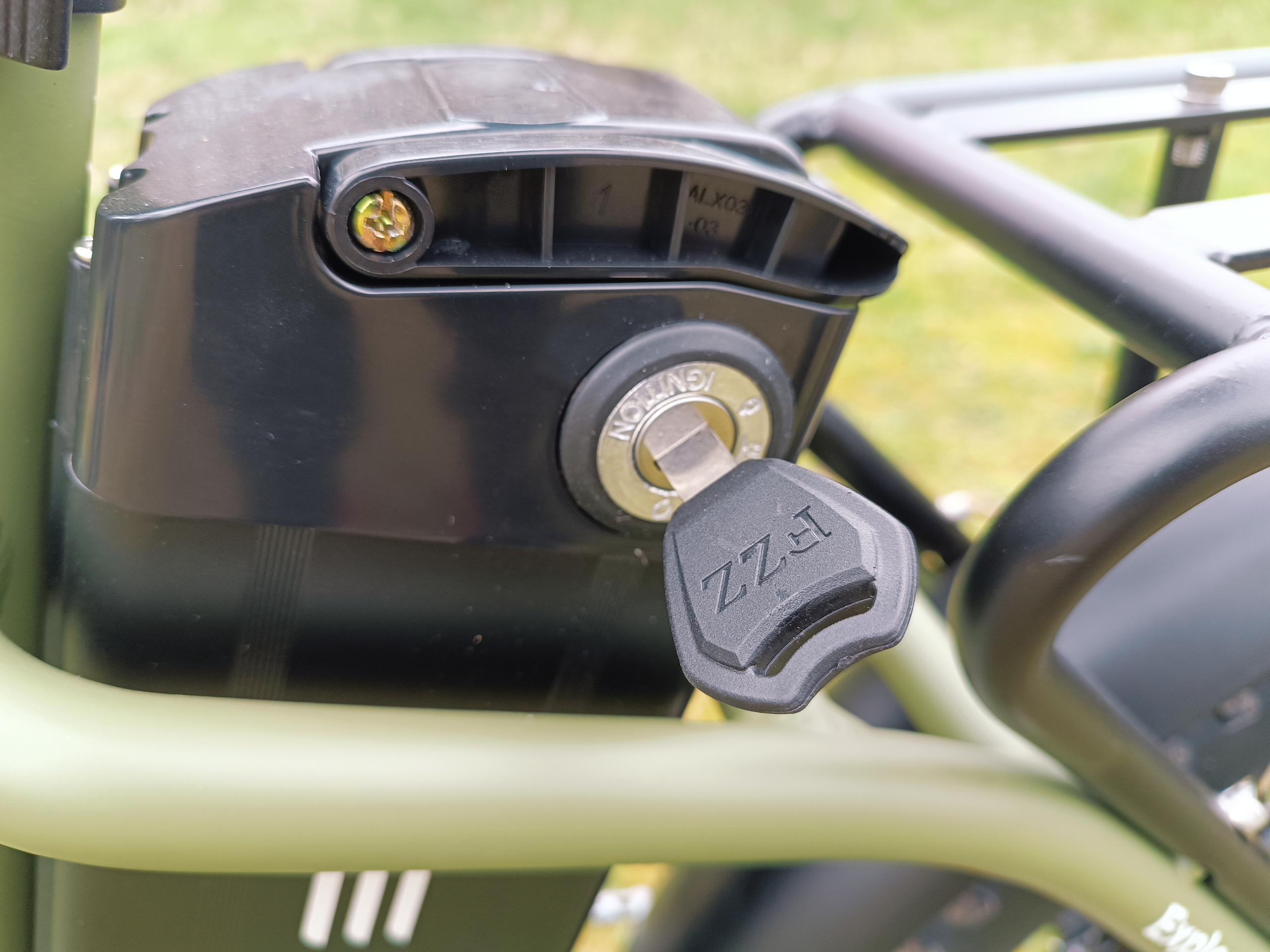 Das E-Bike kann nur mit Schlüssel gestartet werden | Quelle: ebiketester24.de