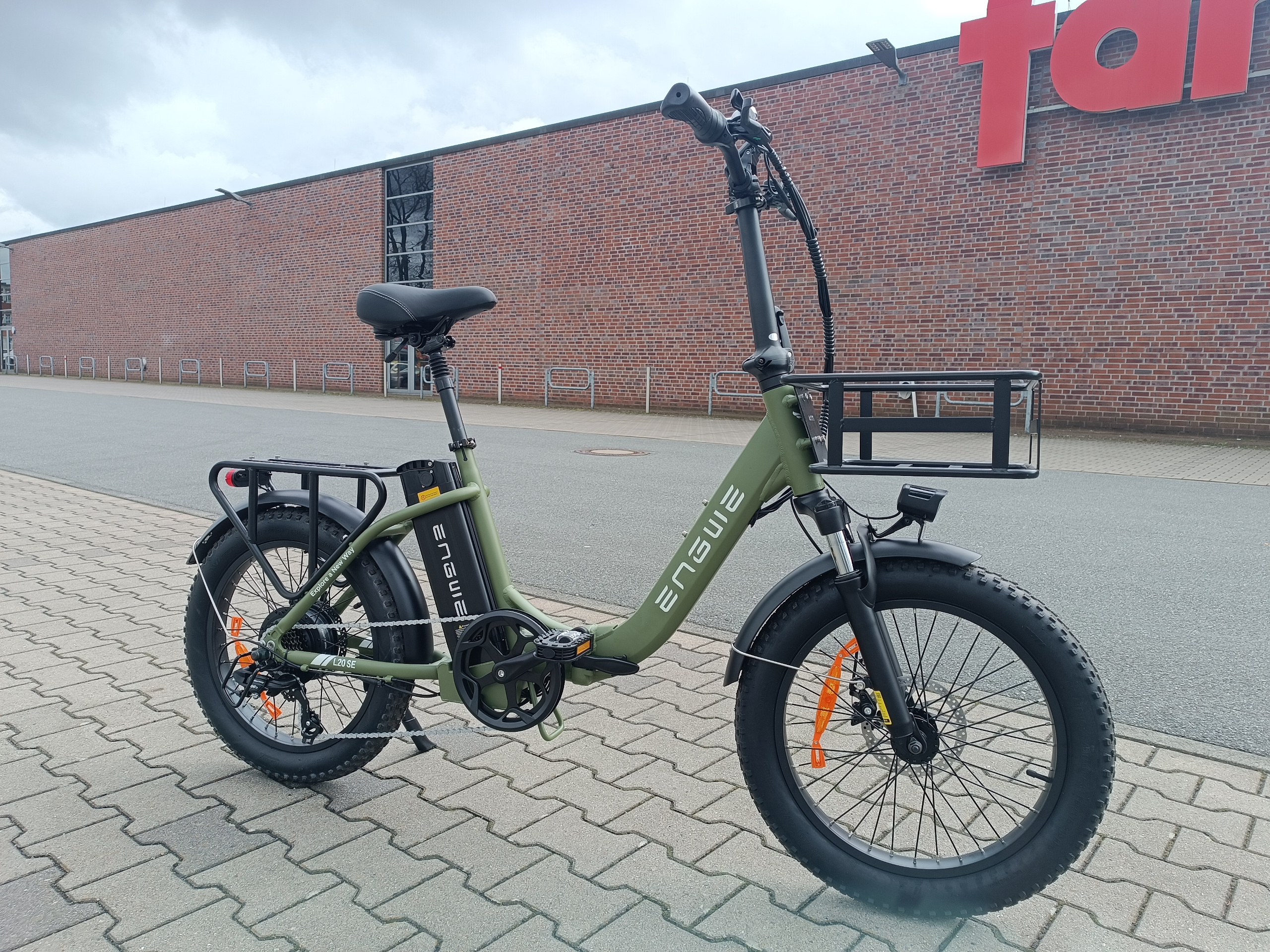 So sieht das ENGWE Klapp E-Bike nach dem Aufbau aus | Quelle: ebiketester24.de